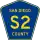 County Road S2 marker