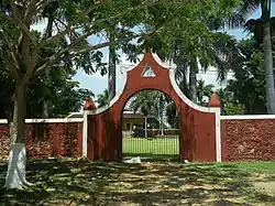 Entrance Hacienda San Ignacio Tesip, Yucatán.