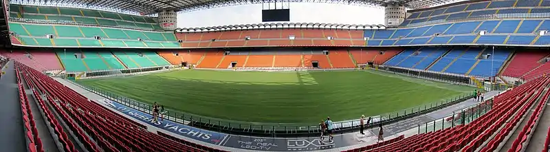 Panorama of the stadium.