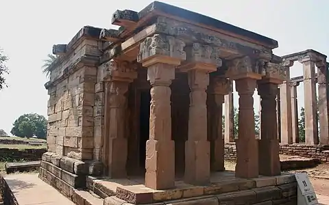 A tetrastyle prostyle early Gupta period temple of almost Classical appearance at Sanchi, an example of Buddhist architecture