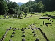 Ancient Dacian ruins at Sarmizegetusa Regia