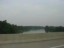 Along the Sandusky River, which flows through Sandusky Township