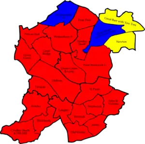 2007 results map