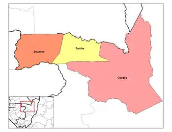 Souanké District in the region