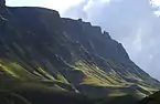 The mountains of the Sani Pass