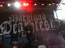 Sarke performing at Maryland Deathfest in 2014