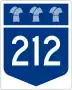 Highway 212 marker