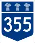 Highway 355 marker