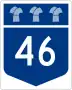 Highway 46 marker