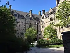 Saybrook College's Killingworth Courtyard