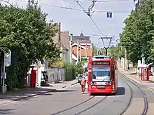 Tram in Schkopau, near Merseburg