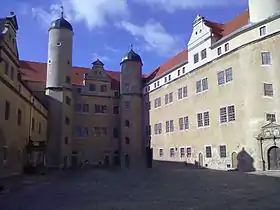 Lichtenburg Castle in Prettin, Saxony-Anhalt