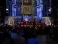 The London Oratory School Schola performing in Rome