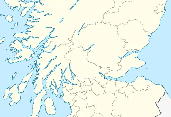 2001–02 Scottish Premier League is located in Scotland Central Belt