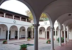 Mission Revival–style courtyard at Scripps College