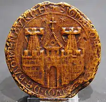 Image 11Seal of 1241 (replica) (from History of Hamburg)