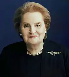 Madeleine Albright: 64th United States Secretary of State; first female Secretary of State — School of International and Public Affairs