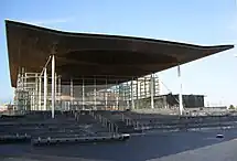 Senedd, Cardiff, Wales.