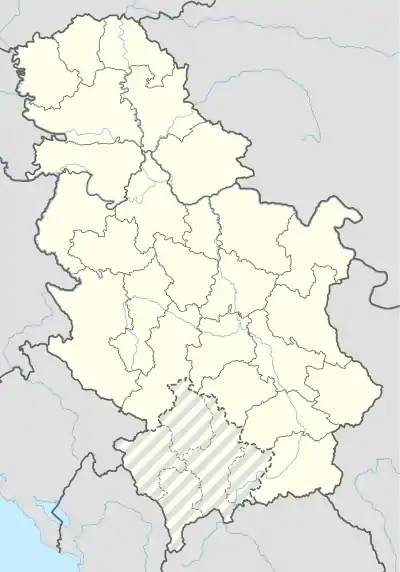 Prnjavor is located in Serbia