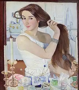 Zinaida Serebriakova, At the Dressing-Table (1909), was among the first female Russian painters of distinction.