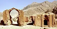 Ruins of the Shah-i Mashhad madrasa (built in 1176)