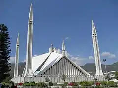 Elevation view of the mosque