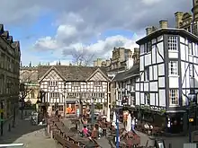 Image 11Old Wellington Inn Shambles Square was built in 1552. (from History of Manchester)