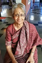 Shanta Gokhale at the Goa Arts and Literature Festival (GALF), 2018