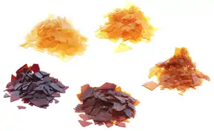 Some varieties of shellac