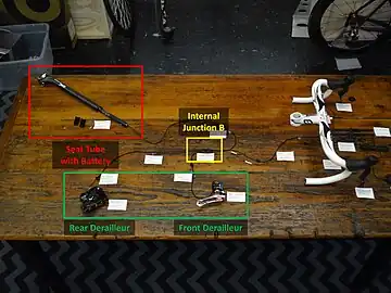 Parts of a wired system - rear