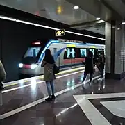 Shiraz Metro-Namazi Station-Passengers