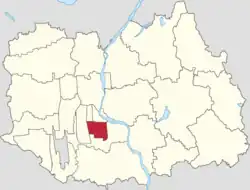 Location of Shiyuan Subdistrict within Shunyi District