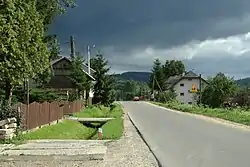 Main road through the village