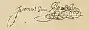 signature, which reads "Jeremias Van Rensselaer"