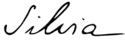 Silvia's signature