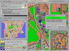 A variation of military projection is used in the video game SimCity