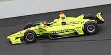 Simon Pagenaud during 2019 Indianapolis 500.