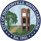 Official seal of Simpsonville