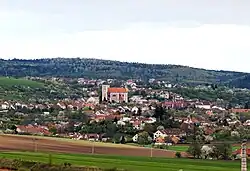 View of Sivice with Pozořice in the background