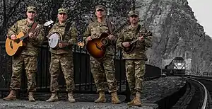 Six-String Soldiers pictured in 2016