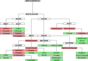 Language-tree graph