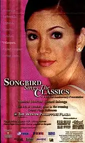 A poster of Songbird Sings the Classics