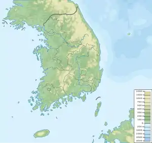 Battle of Jiksan is located in South Korea