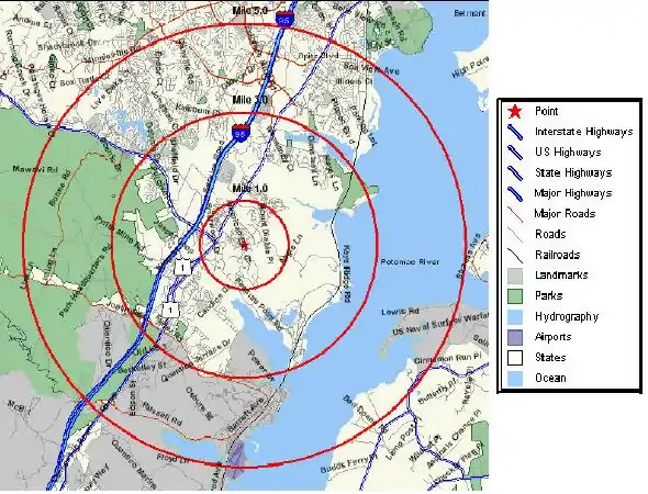 Location of Southbridge, Virginia