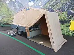 German Flip-out tent trailer from 1935