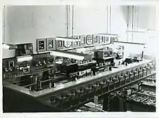 The lunch counter at an unidentified store in 1947-48