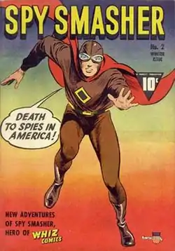 Spy Smasher#2 (1941). Art by Charles Sultan.