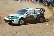 RS WRC 04 at the 2005 Acropolis Rally.