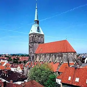 St Andreas, 114 m high steeple