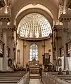 The interior of the church